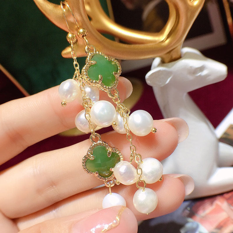 Natural freshwater pearl earrings 5-6mm