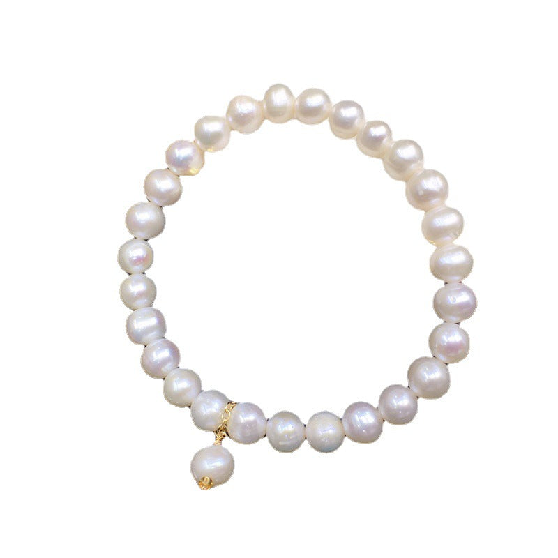 Natural freshwater pearl necklace set 7-8mm