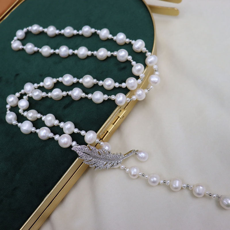 Freshwater Pearl Baroque Necklace 9-17mm