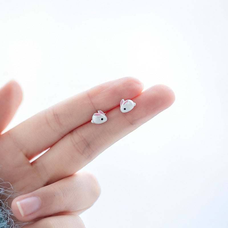 Rabbit Stud Earrings