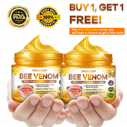 ✅✅Official Store:Made and Shipped from USA ✨ PUROSA® Bee Venom Skin Restoration Cream 🔥 LAST DAY 80% OFF