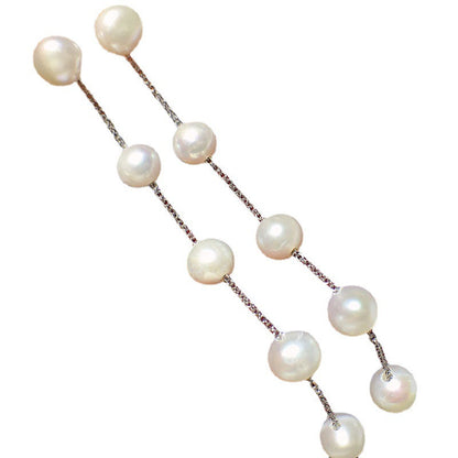 Natural freshwater pearl earrings 5-6mm