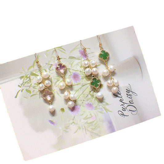 Natural freshwater pearl earrings 5-6mm