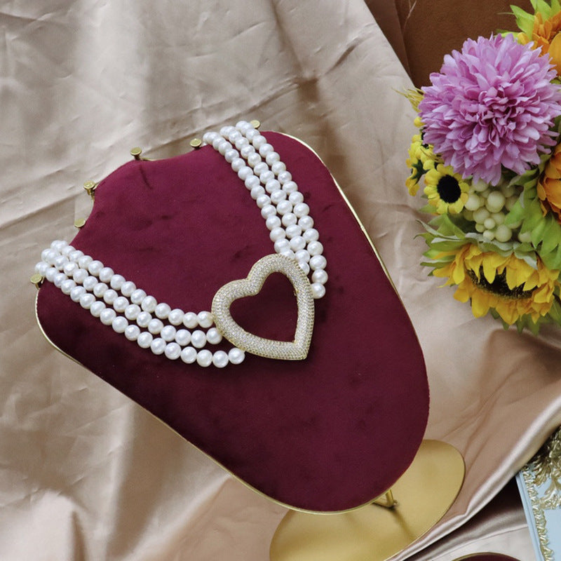 Freshwater Pearl Multilayer Necklace 7-8mm