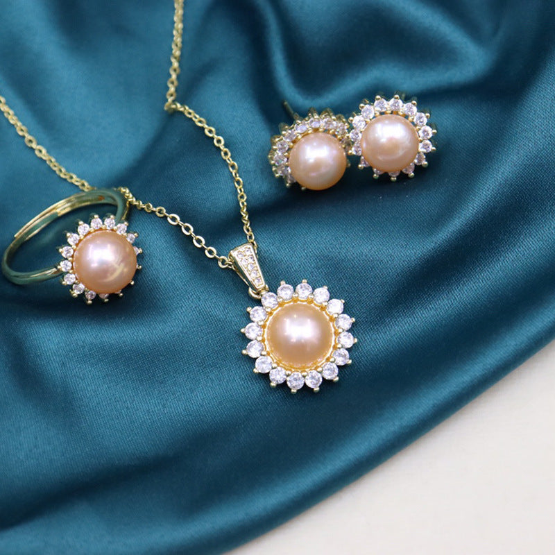 Freshwater Pearl Fashion Three Piece Set