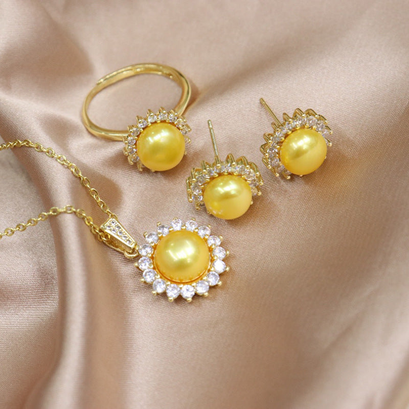 Freshwater Pearl Fashion Three Piece Set
