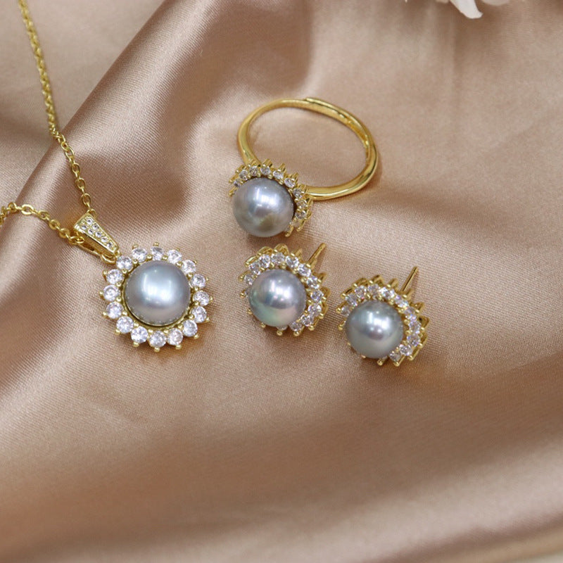 Freshwater Pearl Fashion Three Piece Set